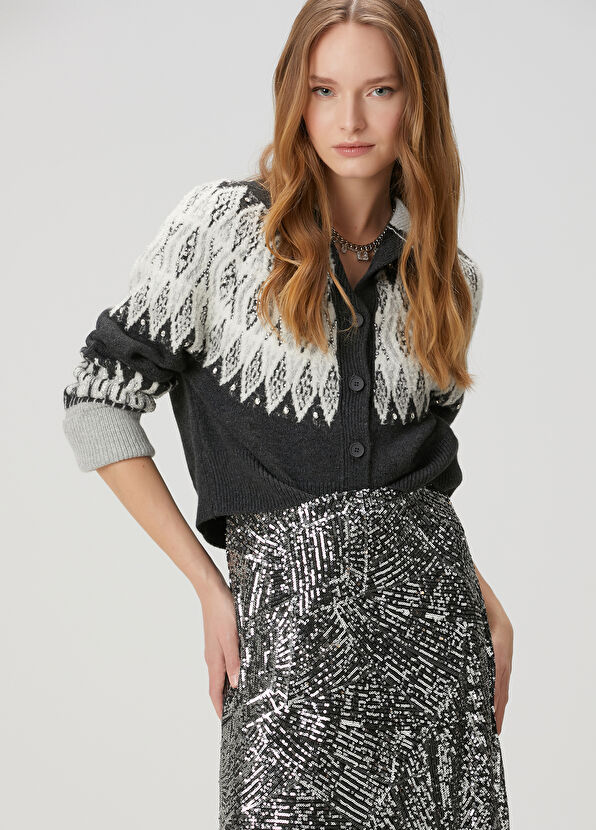 Beymen Club Silver Pullu Abiye Etek - 2