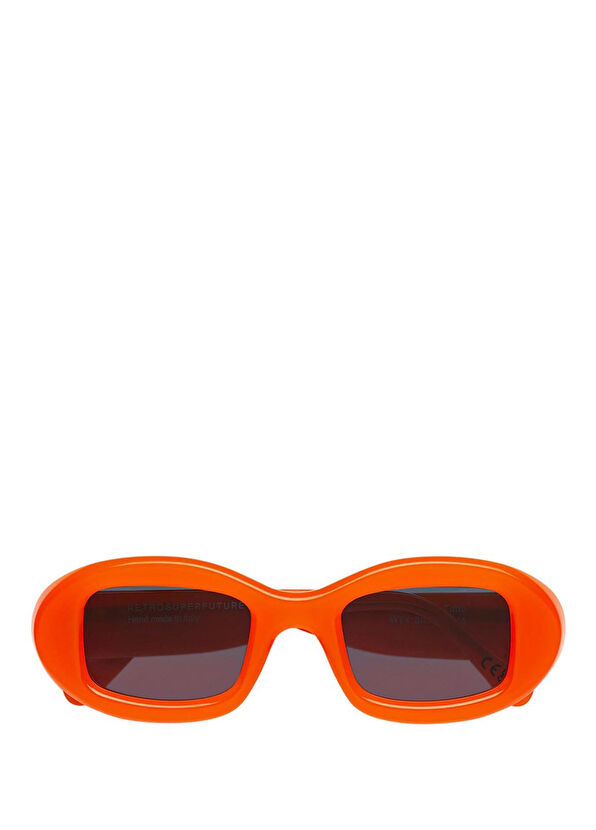 Retro Super Future Tutto WT4 Orange Acetate Unisex Sunglasses - 2