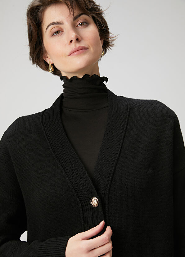 Beymen Club Black Wool Cardigan - 2