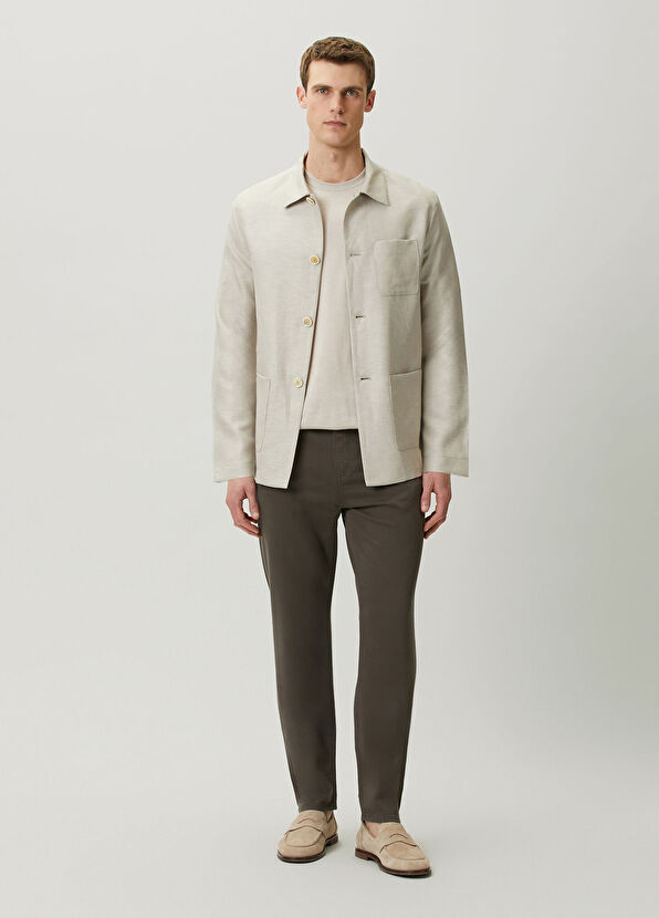 Moorer Beige Wool Jacket - 2