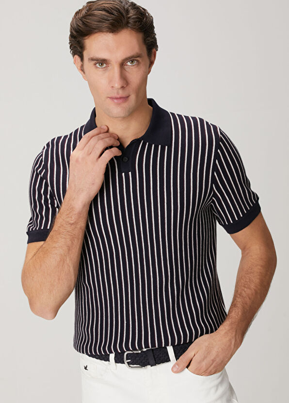 Beymen Club Lacivert Polo Yaka Triko - 2