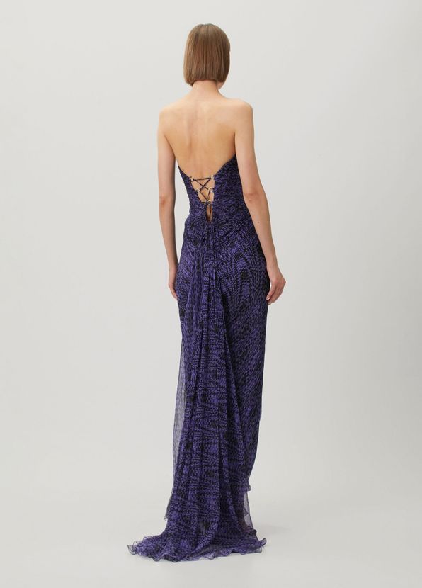 Maria Lucia Hohan Verity Purple Maxi Evening Dress - 4