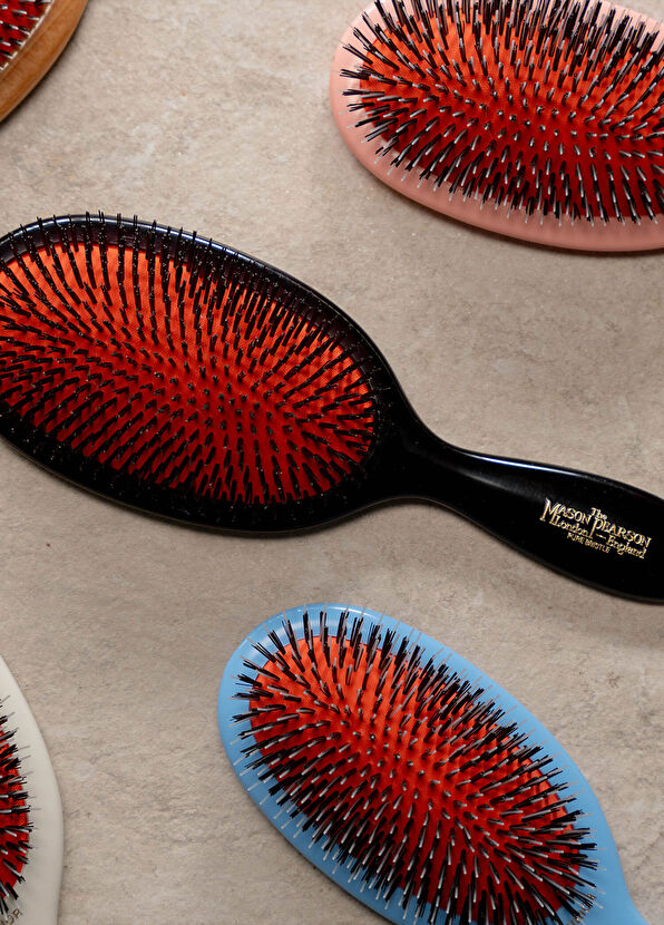 Mason Pearson Pocket Extra Boar Stiff Bristle EB4 Dark Saç Fırçası - 4