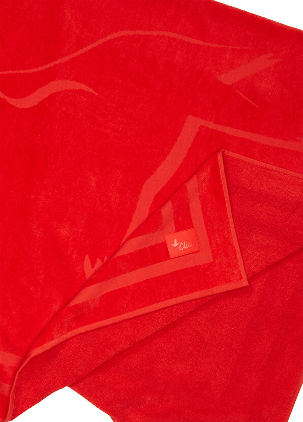 Beymen Club Kırmızı Logo Desenli Plaj Havlusu - 4