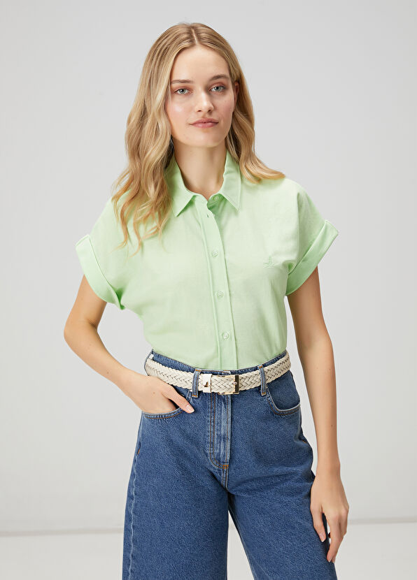 Beymen Club Açık Yeşil Pike Gömlek - 1