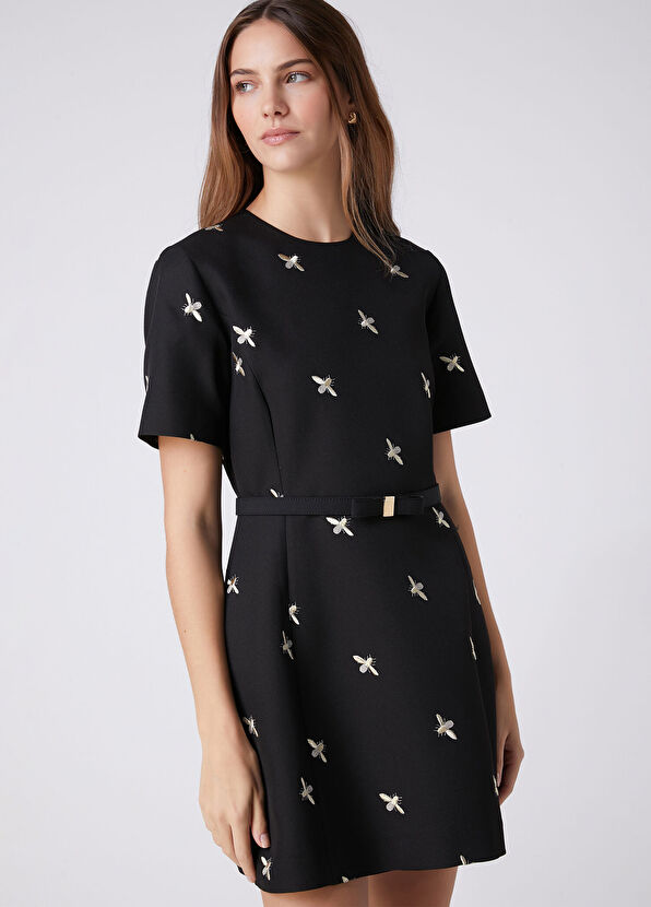Beymen Club Black Belt Detailed Mini Evening Dress - 2