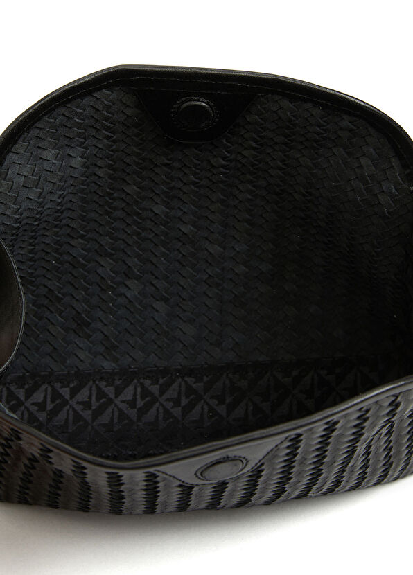 Beymen Club Siyah Örgü Kadın Deri El Portföyü - 4