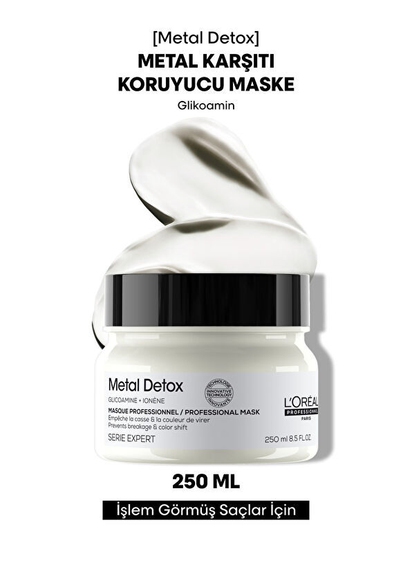 Loreal Professionnel Serie Expert Metal Detox İşlem Görmüş Saçlar için Maske 250 ml - 2