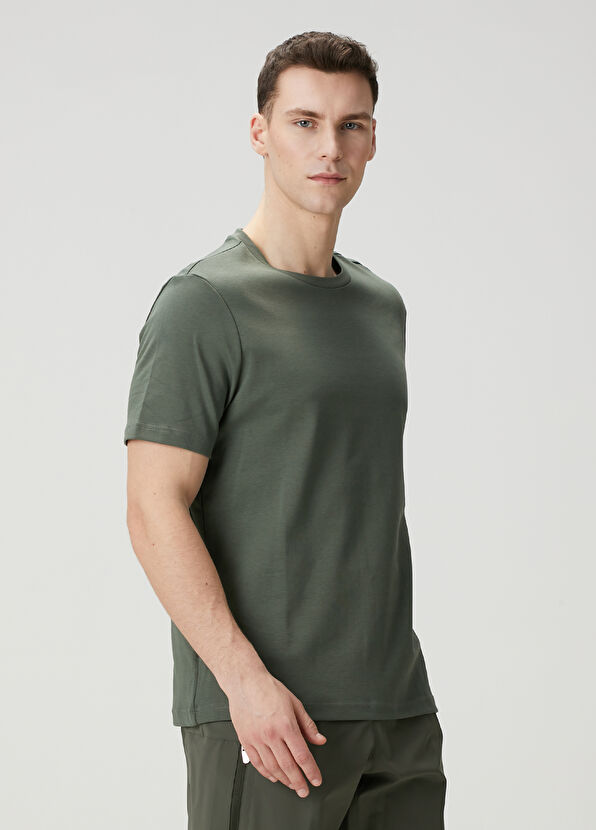 Beymen Club Regular Fit Haki Interlok T-shirt - 2