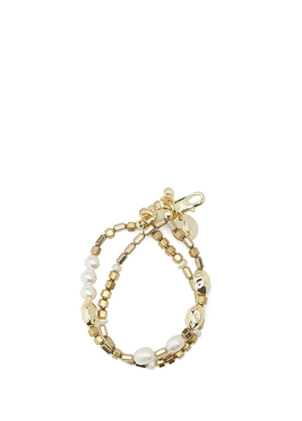 Beymen Club Gold Double Womens Bracelet - 2