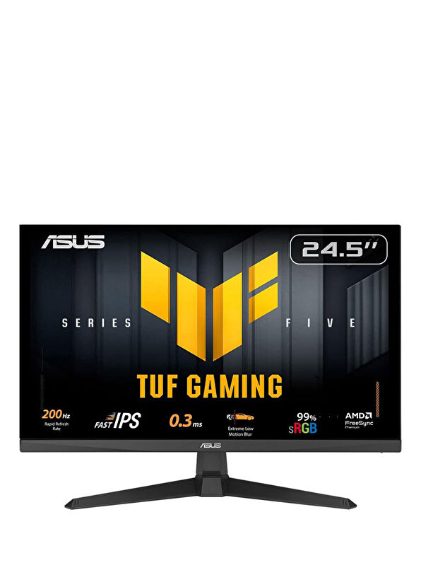 Asus TUF 24.5" 200Hz 0.3ms Full HD Adaptive Sync Fast IPS Gaming Monitör VG259Q5A - 1