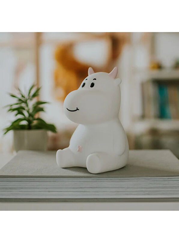 Mary’s Cow Cow Figure Pink White Led Night Light - 2