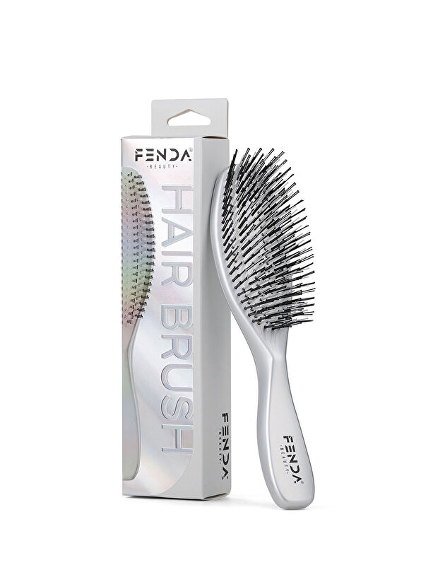 FENDA Professional Moonstone White 4-Pin Slim White Hair Brush - 1