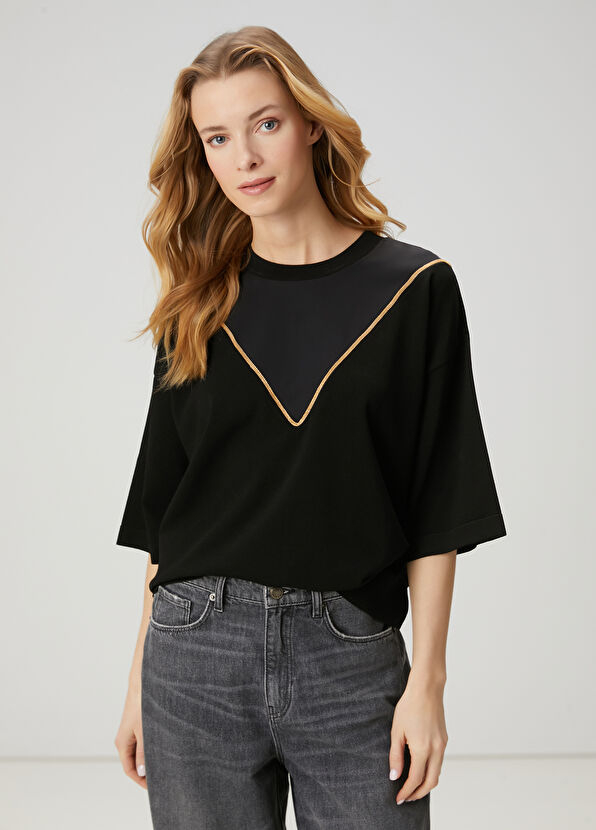 Beymen Club Black Chain Detailed Sweater - 3