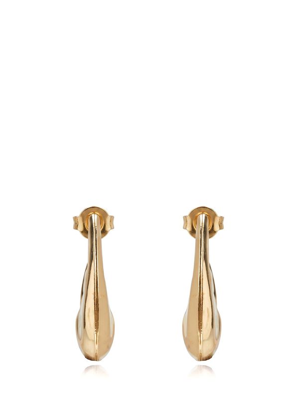 Beymen Club Gold Beyaz Mineli Kadın Oval Küpe - 2