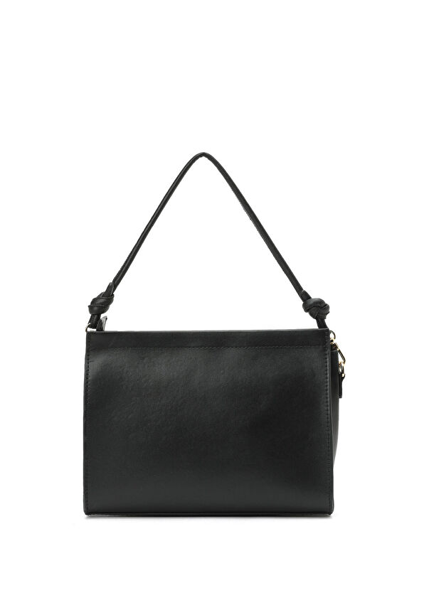 Beymen Club Black Goose Logo Detailed Women's Leather Bag - 3