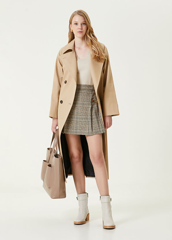 Beymen Club Beige Belted Trench Coat - 1