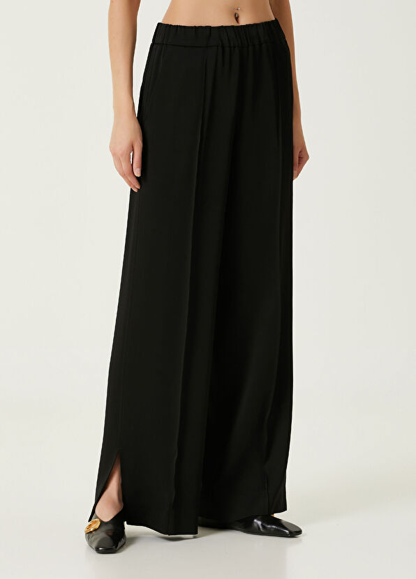 Jil Sander Siyah Wide Leg Pantolon - 2