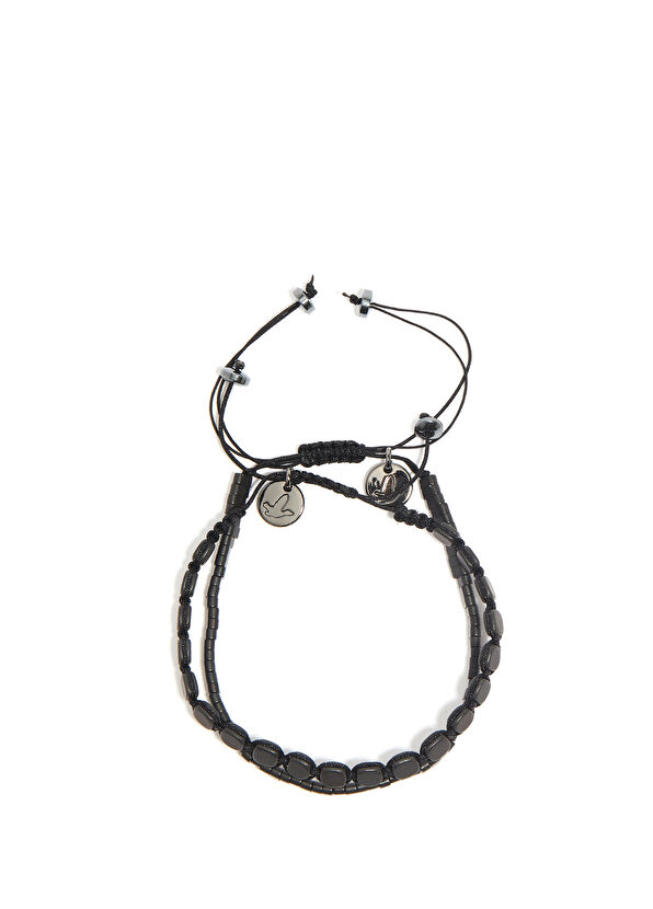 Beymen Club Antrasit Taşlı Erkek Çoklu Bileklik - 2