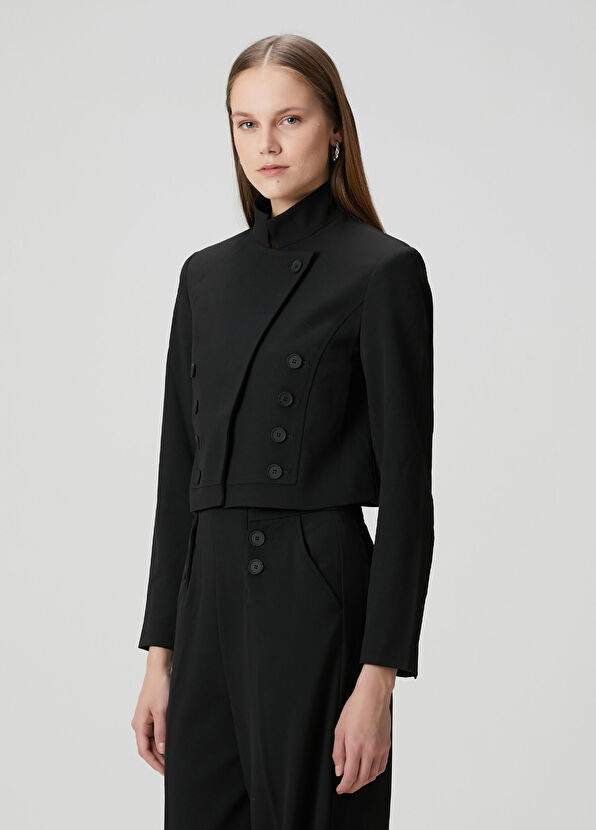 AllSaints Raina Black Blazer - 1