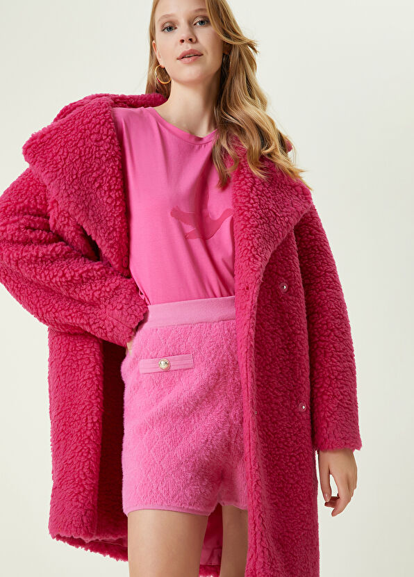 Beymen Club Fuşya Peluş Kaban - 2