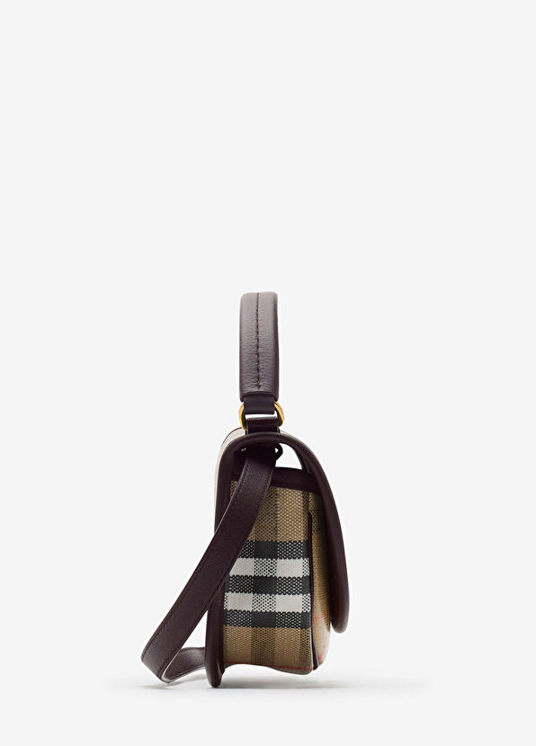 Burberry Highlands Mini Bej Kadın Omuz Çantası - 2