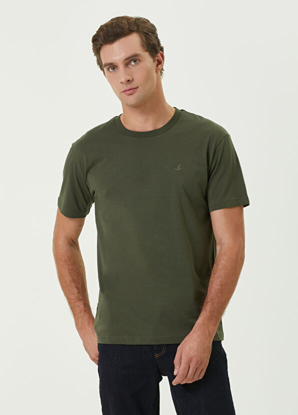 Beymen Club Khaki Oversized T-Shirt - 1