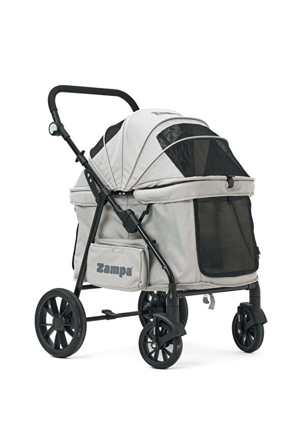 Zampa Aron Gri Kedi ve Köpek Arabası - 1