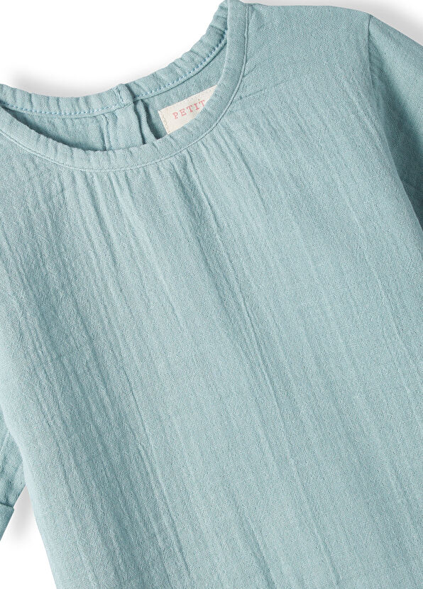 Petit Coral Turkuaz Unisex Çocuk T-shirt - 3