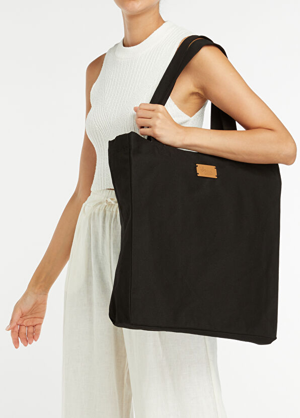 Beymen Club Black Logo Detailed Women's Bag - 2