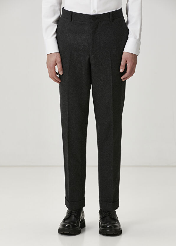 Beymen Club Antrasit Kaşe Yün Pantolon - 2