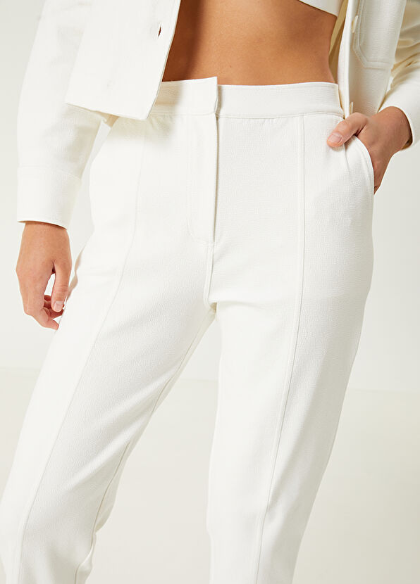 Beymen Club Beyaz Dokulu Eşofman Altı - 4