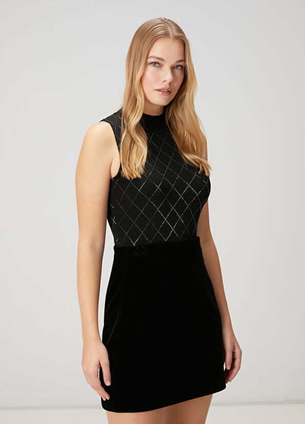 Beymen Club Siyah Taşlı Kazak - 1