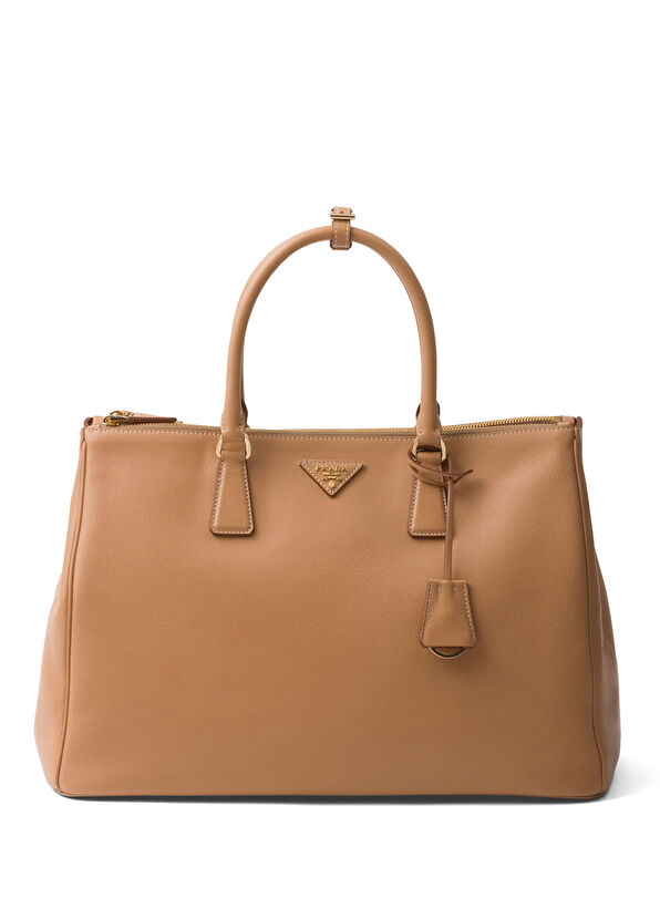 Prada Galleria Ekstra Büyük Deri Kadın El Çantası - 1