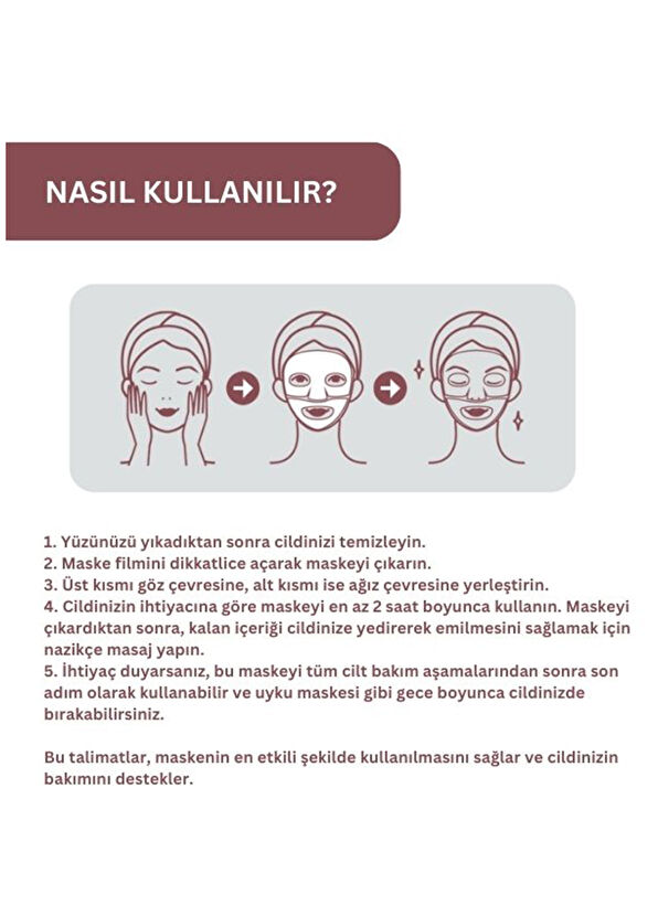 Dermal Seoulface Kolajen Hydrojel Besleyici Şeffaflaşan 5 Adet Eriyen Yüz Maskesi 34 gr  - 3