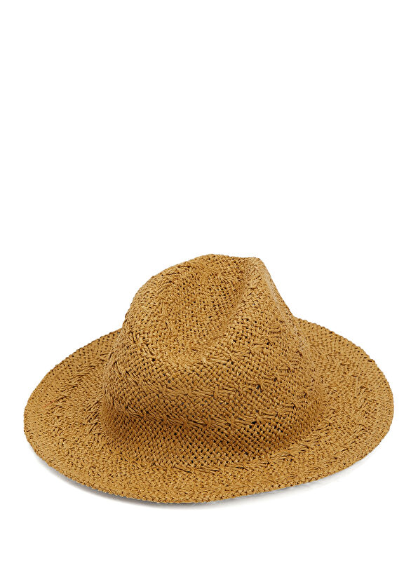 Beymen Club Bej Örgü Detaylı Kadın Şapka - 2