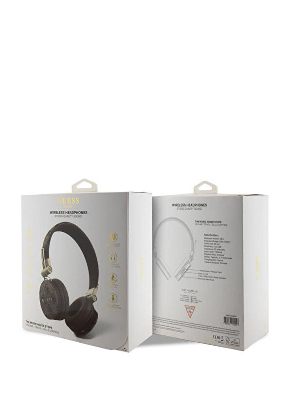 Guess Metal Logolu 4G Desenli Kulak Üstü Bluetooth 5.3 Kulaklık  - 4