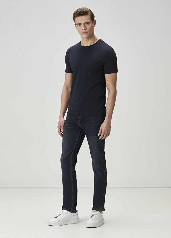 Beymen Club Navy Blue Basic T-Shirt - 3