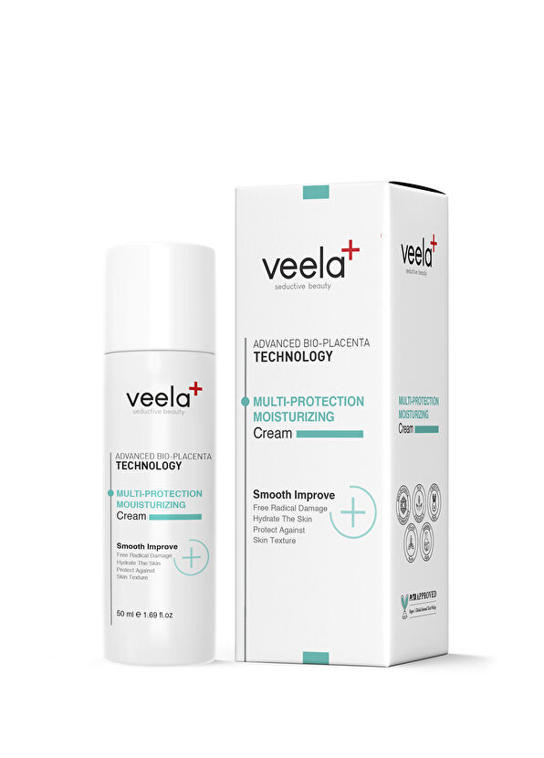 Veela Multi-Protection Mouisturizing 24-Hour Moisturizing Face Cream 50 ml Strengthening Skin Barrier - 1