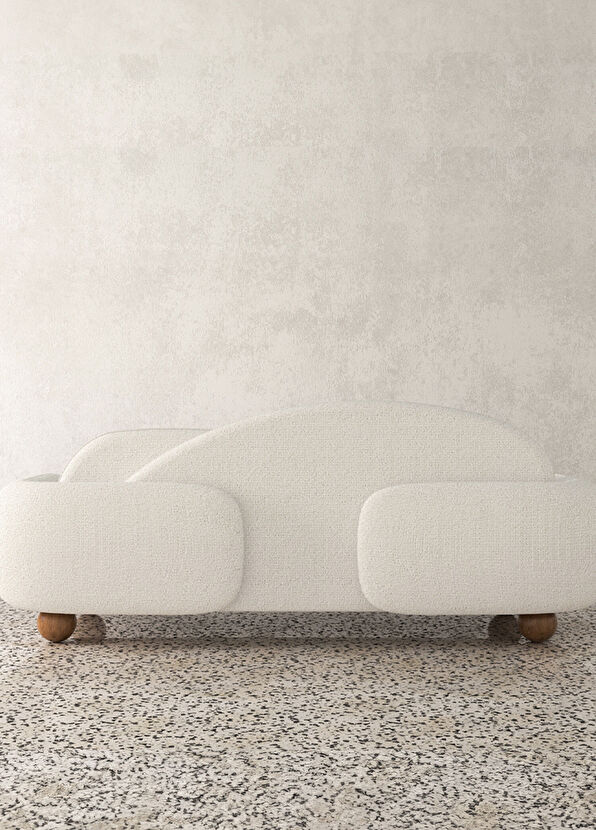 Deekobjects Ear Ekru Ceviz Ayaklı Kanepe - 3