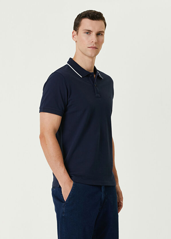 Beymen Club Slim Fit Lacivert Polo Yaka T-shirt - 4