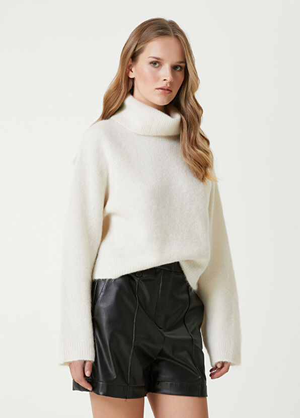 Beymen Club Kırık Beyaz Yün Kazak - 4