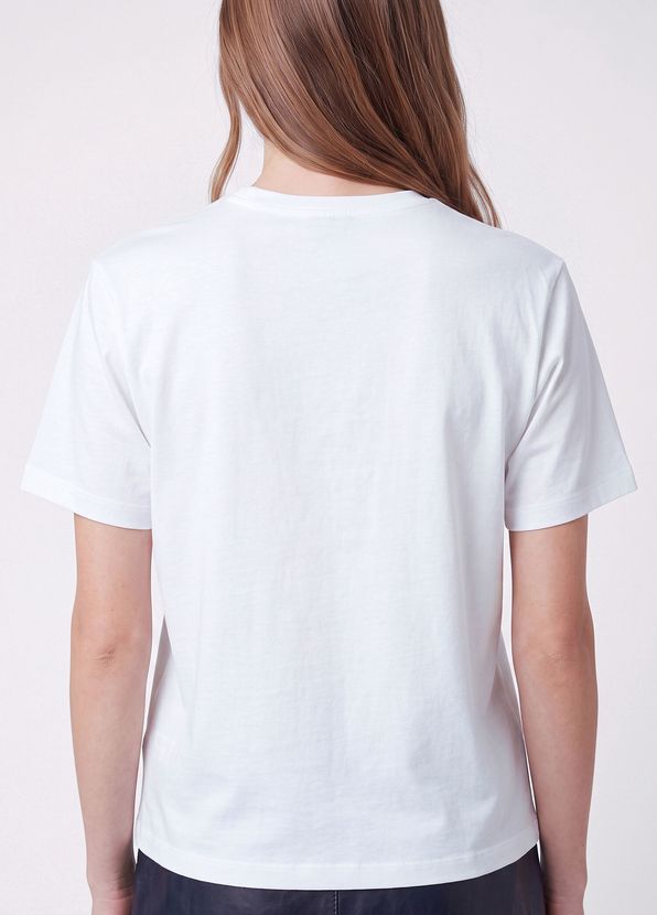 Beymen Club Kırık Beyaz Atlı Karınca Baskılı T-shirt - 4