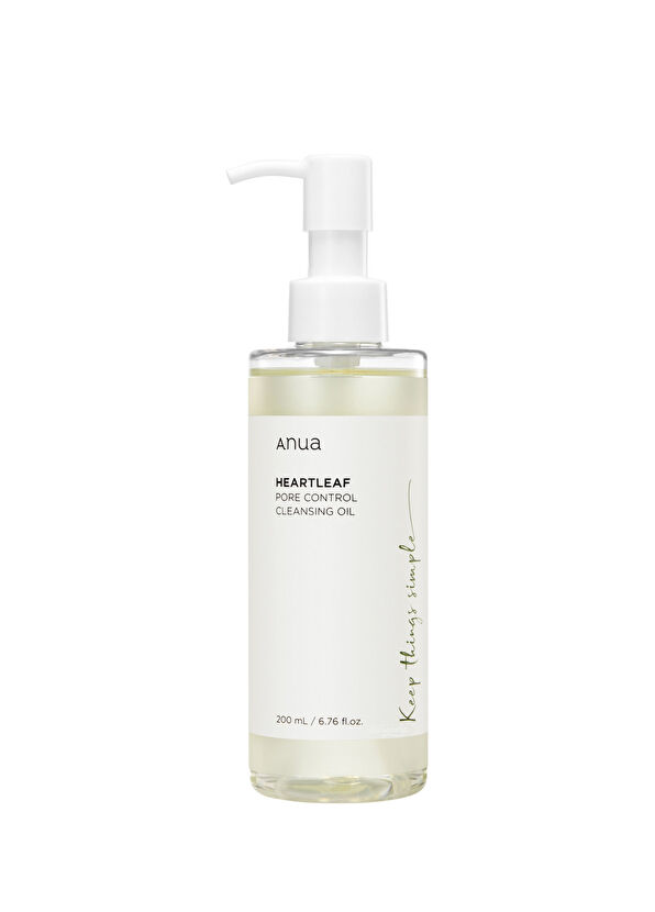 Anua Heartleaf Pore Control Cleansing Siyah Beyaz Nokta Karşıtı Gözenek Temizleyici Yağ 200 ml - 1