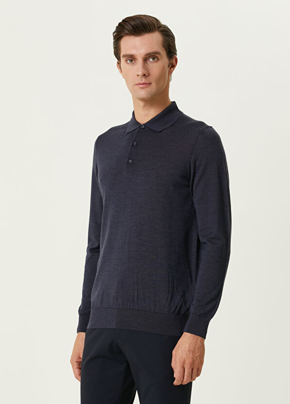 Beymen Club İndigo Yün Kazak - 4