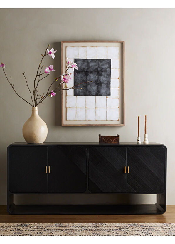 Latanwood Gabriella Siyah Ahşap Konsol - 2