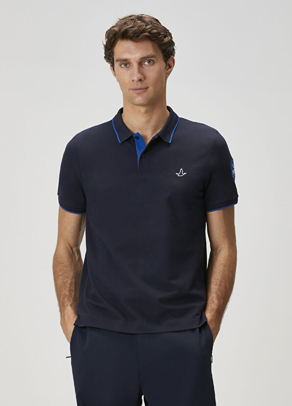 Beymen Club X Anadolu Efes Lacivert Polo Yaka T-shirt - 2