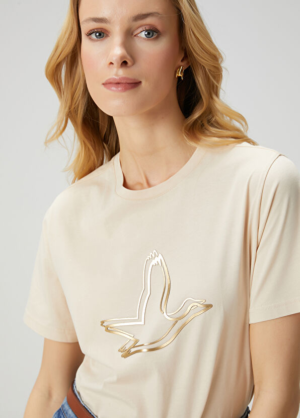 Beymen Club Beige T-Shirt - 2