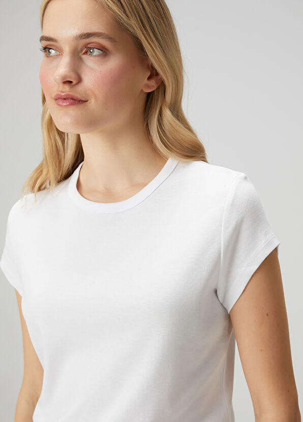 Beymen Club Kırık Beyaz T-shirt - 2