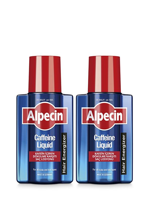 Alpecin Caffein Liquid Kafeinli Dökülme Karşıtı 2'li Saç Losyonu Seti - 1